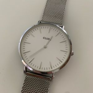 Cluse Unisex Silver Watch